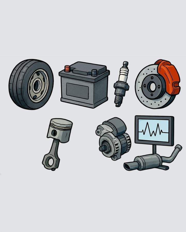 Vente de pièces détachées fiables et contrôlées